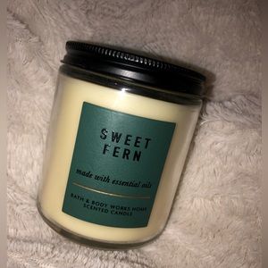 BBW single wick candle in sweet fern